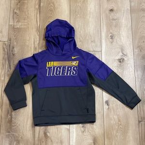 NIKE DRY FIT LSU TIGERS HOODIE